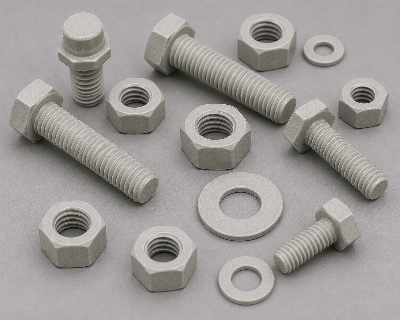 FRP Bolts & Nuts manufactured by Spectron Composites